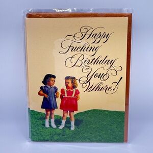 Greeting Card: Happy Birthday…